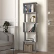 Βιβλιοθήκη Alvina 5 Ραφιών Γκρι Σκυροδέματος 45x19,6x158,8εκ.
