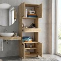 Ντουλάπι Κουζίνας - Μπάνιου Alvento Sapphire Oak 60x42x180 εκ.