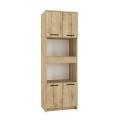 Ντουλάπι Κουζίνας - Μπάνιου Alvento Sapphire Oak 60x42x180 εκ.
