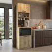 Έπιπλο κουζίνας Tuco 1 χρώμα sapphire oak 53,8x40x180εκ.