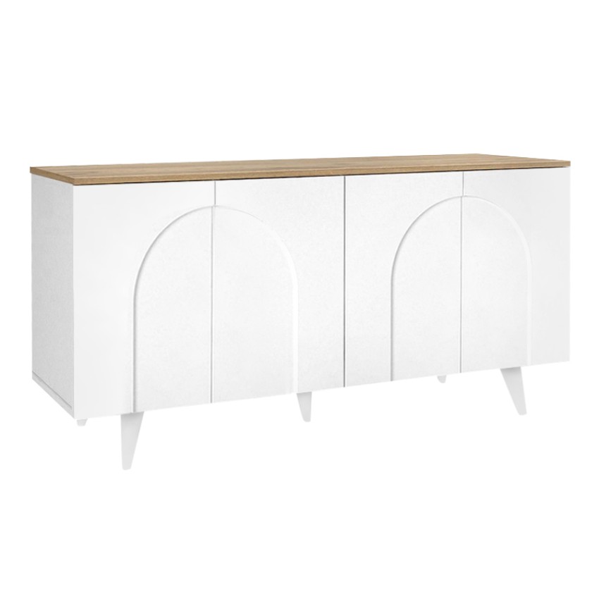 Μπουφές Bono Λευκό - Sepet Oak 150x45x74,6 εκ.