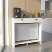 Κονσόλα - Κάλυμμα καλοριφέρ Opelya χρώμα λευκό 110x31,4x100εκ.