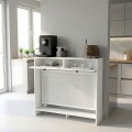 Κονσόλα - Κάλυμμα καλοριφέρ Opelya χρώμα λευκό 110x31,4x100εκ.