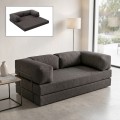 Καναπές-Κρεβάτι Comfort Τριθέσιος Chenille Ανθρακί 190x95x75 εκ.