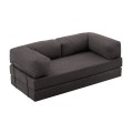 Καναπές-Κρεβάτι Comfort Τριθέσιος Chenille Ανθρακί 190x95x75 εκ.