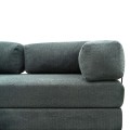 Τριθέσιος καναπές-κρεβάτι Comfort μέντα chenille 190x95x75 εκ. με κρεβάτι 155x190 εκ.