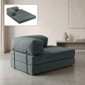 Καναπές-Κρεβάτι Comfort Διθέσιος Chenille Μέντα 140x95x75 εκ.