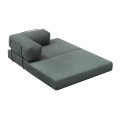 Καναπές-Κρεβάτι Comfort Διθέσιος Chenille Μέντα 140x95x75 εκ.
