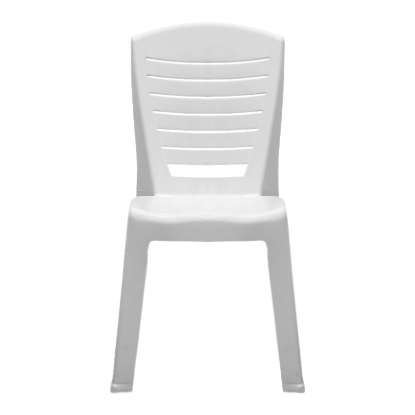 Καρέκλα πολυπροπυλενίου Tabia χρώμα λευκό 47x49x86εκ.