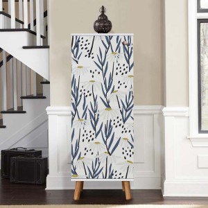 Ντουλάπι κουζίνας/μπάνιου - Παπουτσοθήκη Assiri από μελαμίνη χρώμα λευκό 50x38x135εκ. Ντουλάπι κουζίνας/μπάνιου - Παπουτσοθήκη Assiri από μελαμίνη χρώμα λευκό 50x38x135εκ.