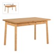 Τραπέζι Jemmy επεκτεινόμενο χρώμα atlantic pine 120/153x75x77εκ.