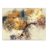 Πίνακας σε καμβά "Abstract Tree" ψηφιακής εκτύπωσης 100x70x3εκ.