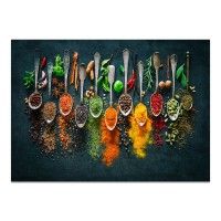 Πίνακας σε καμβά "Spices" ψηφιακής εκτύπωσης 70x50x3εκ.