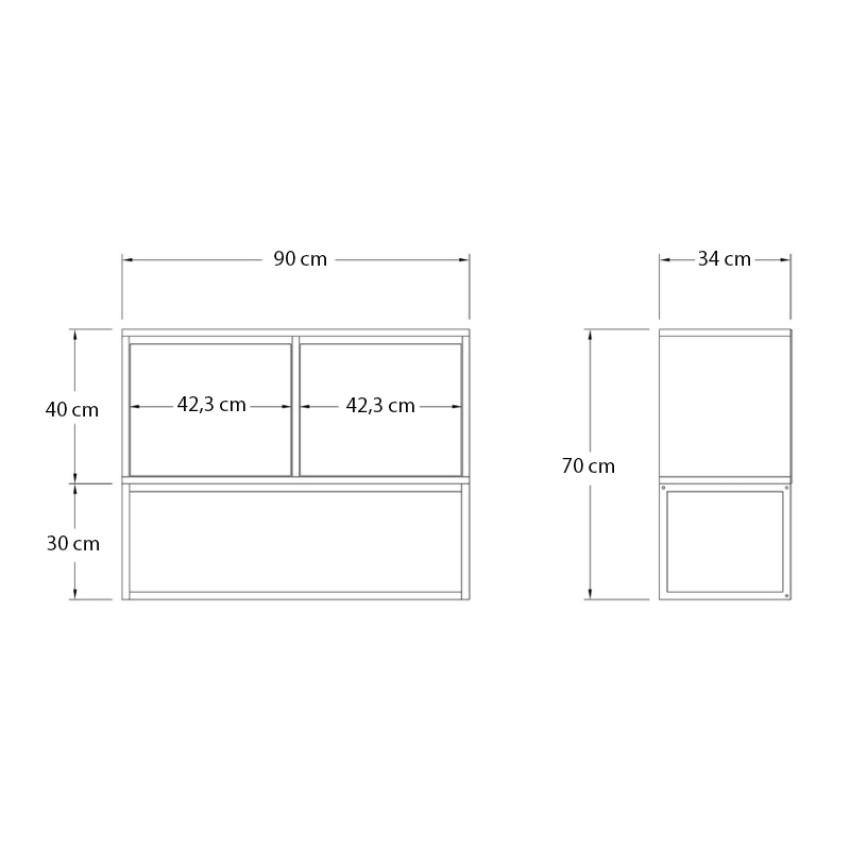 Κονσόλα - Μπουφές Zermat χρώμα μπεζ travertine - χρυσό 90x34x70εκ. Κονσόλα - Μπουφές Zermat χρώμα μπεζ travertine - χρυσό 90x34x70εκ.