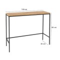 Κονσόλα Canva χρώμα atlantic pine 100x30x80εκ.
