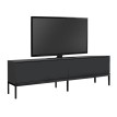 Έπιπλο τηλεόρασης Lord χρώμα μαύρο 180x30x47εκ.