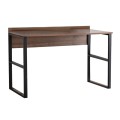 Γραφείο εργασίας Rana χρώμα καρυδί - μαύρο 120x60x78,8εκ.