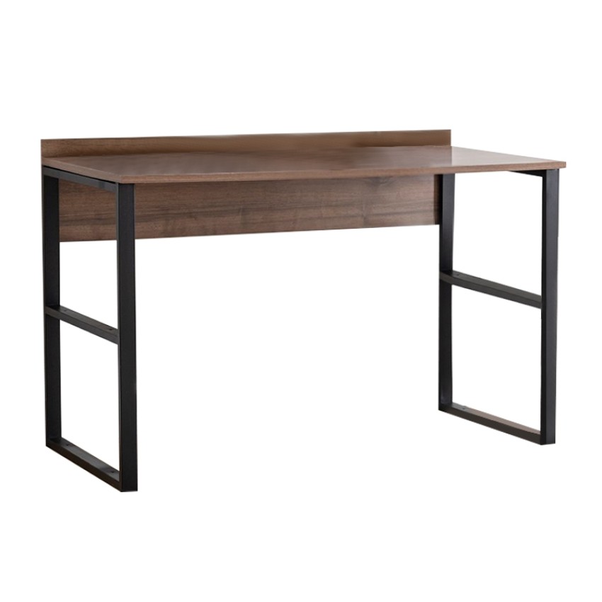 Γραφείο εργασίας Rana χρώμα καρυδί - μαύρο 120x60x78,8εκ.