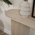 Κονσόλα Sira χρώμα travertine 150x35x75εκ.