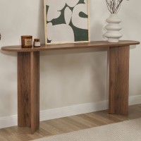 Κονσόλα Sira χρώμα καρυδί 150x35x75εκ.