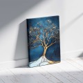 Πίνακας σε καμβά "Golden Tree" ψηφιακής εκτύπωσης 70x100x3εκ.