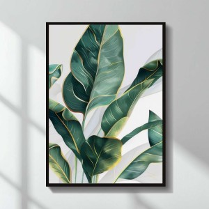 Πίνακας "Botanical Leaves" ψηφιακής εκτύπωσης 50x70εκ.