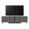 Έπιπλο τηλεόρασης Arlen με Led Rgb χρώμα ανθρακί 180x32x50εκ.
