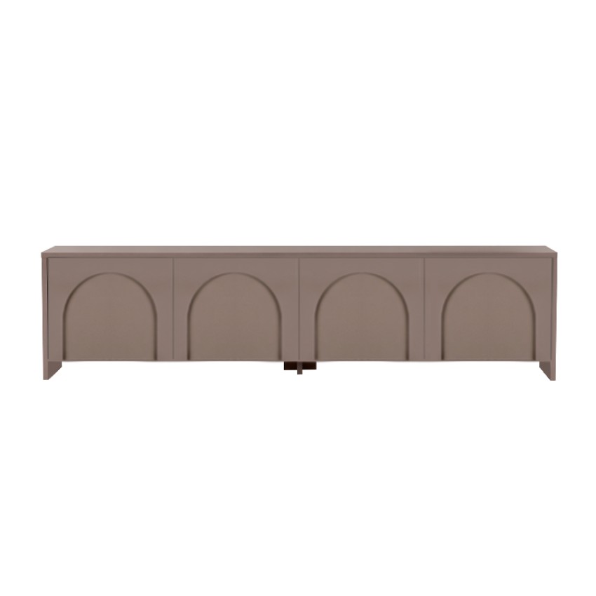 Έπιπλο τηλεόρασης Aurelia χρώμα μόκα 180x32x45εκ.