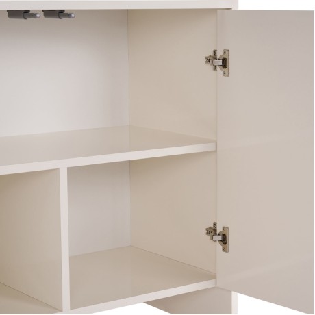 Μπουφές Aurelia χρώμα κρεμ 180x45x80εκ.