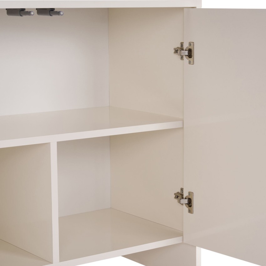 Μπουφές Aurelia χρώμα κρεμ 180x45x80εκ.