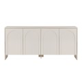 Μπουφές Aurelia χρώμα κρεμ 180x45x80εκ.