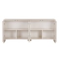 Μπουφές Aurelia χρώμα κρεμ 180x45x80εκ.