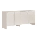 Μπουφές Aurelia χρώμα κρεμ 180x45x80εκ.