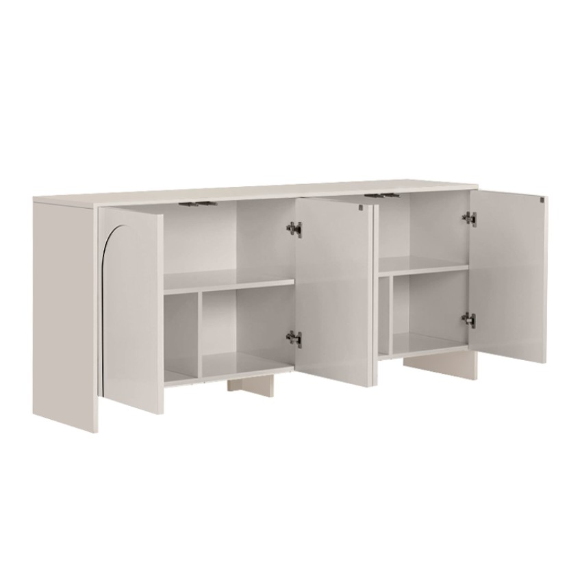 Μπουφές Aurelia χρώμα κρεμ 180x45x80εκ.