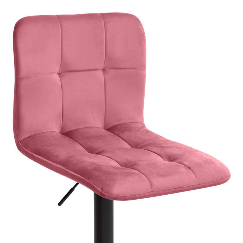 Σκαμπό μπαρ Carmelo με ρυθμιζόμενο ύψος βελούδο σάπιο μήλο - βάση μαύρο ματ 45x42x90/113εκ. Σκαμπό μπαρ Carmelo με ρυθμιζόμενο ύψος βελούδο σάπιο μήλο - βάση μαύρο ματ 45x42x90/113εκ.