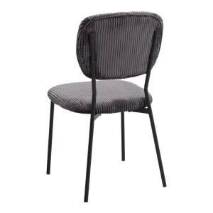 Σετ τραπεζαρία 5τμχ Rubes - Kevin χρώμα φυσικό οξιάς - γκρι Ø100x78εκ.