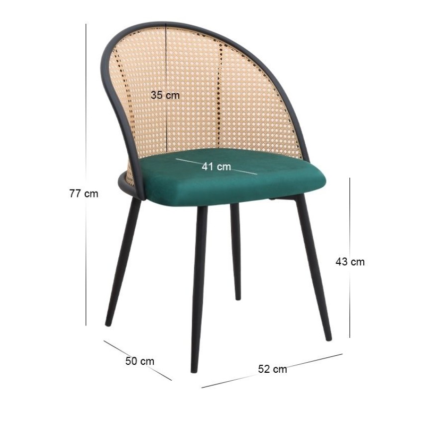 Σετ τραπεζαρία 5τμχ Bohema - Jacob χρώμα μαύρο/sepet oak - κυπαρισσί Ø90x77,7εκ. Σετ τραπεζαρία 5τμχ Bohema - Jacob χρώμα μαύρο/sepet oak - κυπαρισσί Ø90x77,7εκ.