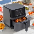Φριτέζα αέρος - AirFryer LUXELL με αποσπώμενο κάδο 7,5lt χρώμα μαύρο 1550-1850W Φριτέζα αέρος - AirFryer LUXELL με αποσπώμενο κάδο 7,5lt χρώμα μαύρο 1550-1850W