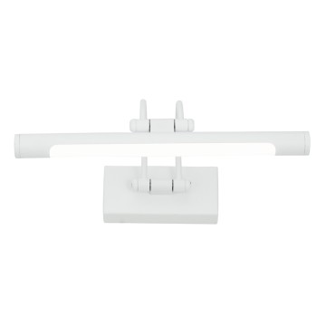 Επιτοίχιο φωτιστικό LED 12W 3000K από λευκό μέταλλο και ακρυλικό D:60cm (1044-Α-Λευκό)