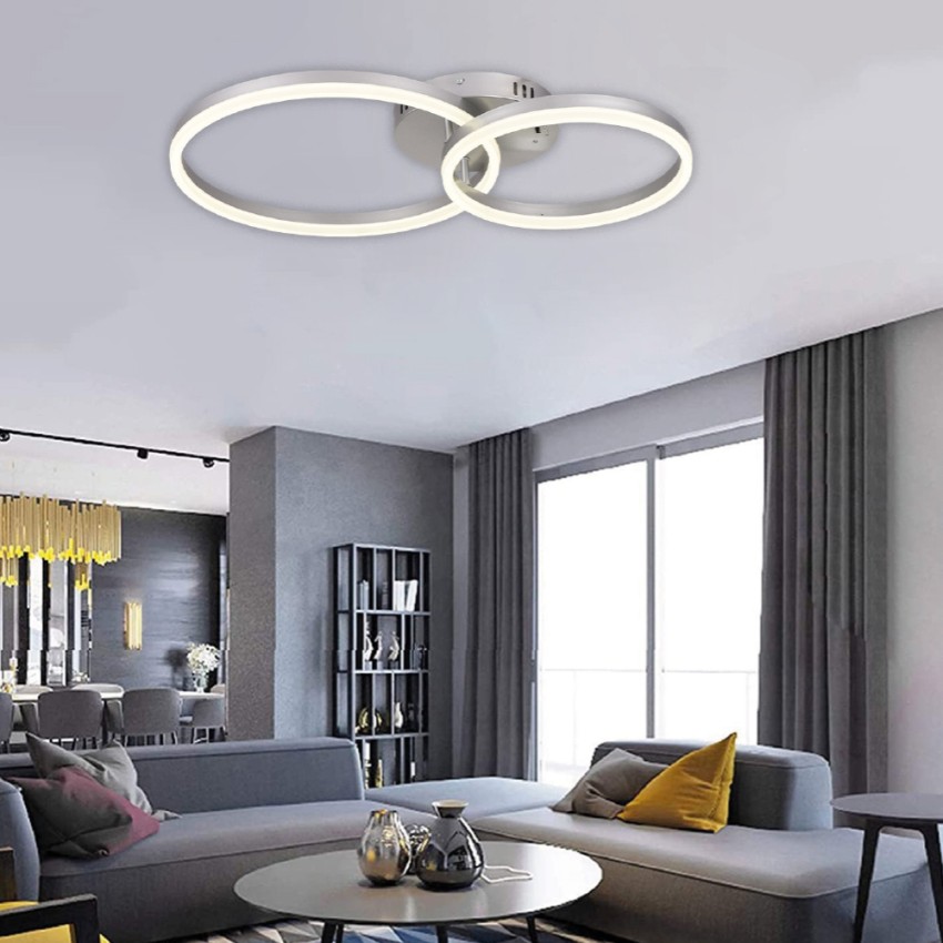 Φωτιστικό  οροφής LED 45W 3CCT (by switch on base) 6094-B-Silver