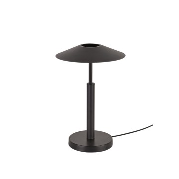 Inlight Επιτραπέζιο φωτιστικό σε μαύρο χρώμα LED 10W D:28x45cm (3063-Black)
