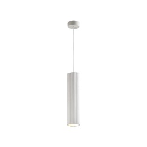 Inlight Κρεμαστό φωτιστικό λευκό από γύψο 1XGU10 D:30cm (4064-White)
