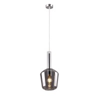 Inlight Κρεμαστό φωτιστικό από φιμέ γυαλί 1XE27 D:18x36cm (4079)