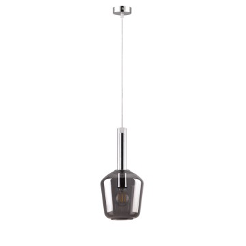 Inlight Κρεμαστό φωτιστικό από φιμέ γυαλί 1XE27 D:18x36cm (4079)