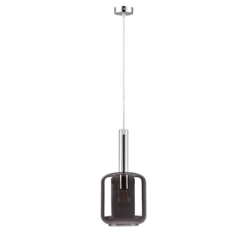 Inlight Κρεμαστό φωτιστικό από φιμέ γυαλί 1XE27 D:18x36cm (4081)