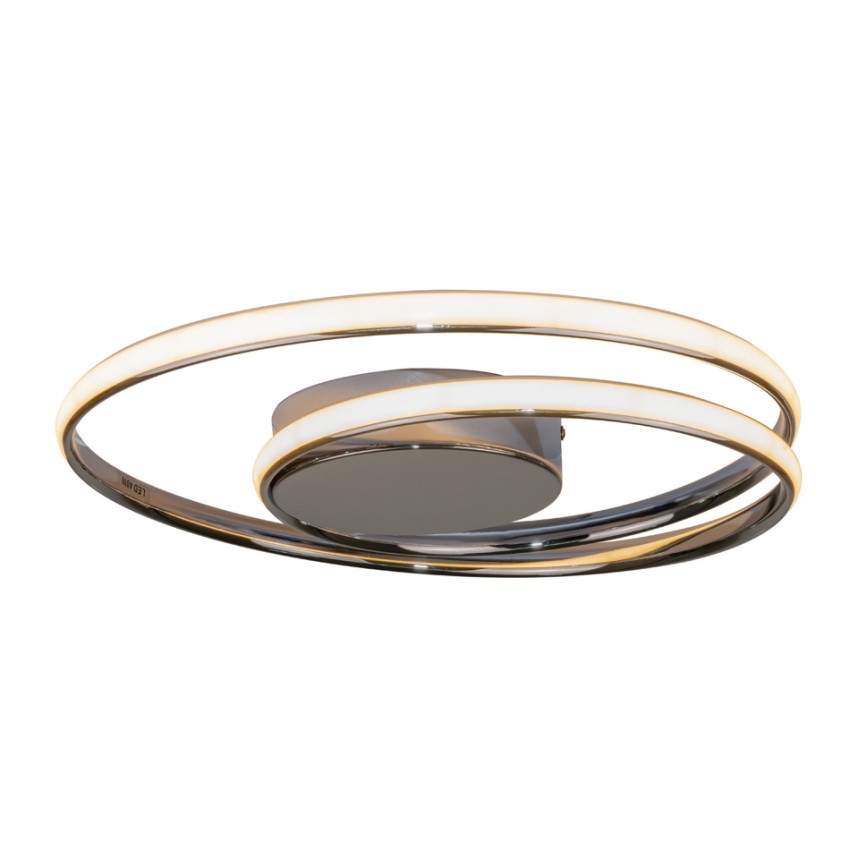 Πλαφονιέρα LED Οροφής 36W 3CCT – Μοντέρνος Φωτισμός με Κομψό Σχεδιασμό (Ø55cm, Χρώμιο)