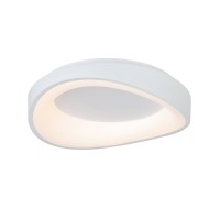Πλαφονιέρα οροφής LED 72W 3CCT (by tuya) από λευκό μέταλλο και ακρυλικό D:52cm (42033-White)