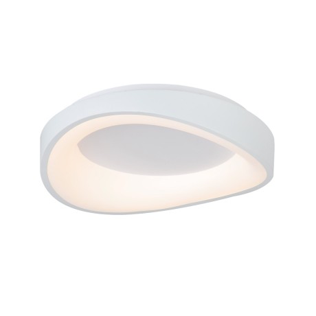 Πλαφονιέρα οροφής LED 72W 3CCT (by tuya) από λευκό μέταλλο και ακρυλικό D:52cm (42033-White)