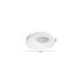 Inlight Πλαφονιέρα οροφής LED 36W 3CCT από λευκό μέταλλο και ακρυλικό D:48cm (42040-White)