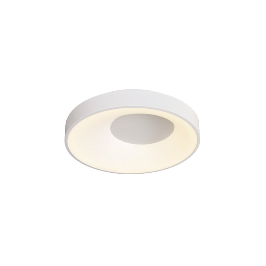 Inlight Πλαφονιέρα οροφής LED 36W 3CCT από λευκό μέταλλο και ακρυλικό D:48cm (42040-White)